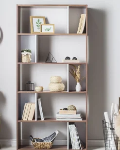 Libreria a 5 ripiani ORILLA 174 cm Marrone scuro