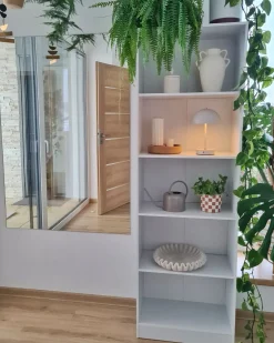 Libreria a 5 ripiani WINNIPEG 174 cm Bianco