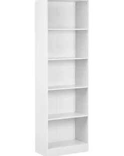 Libreria a 5 ripiani WINNIPEG 174 cm Bianco