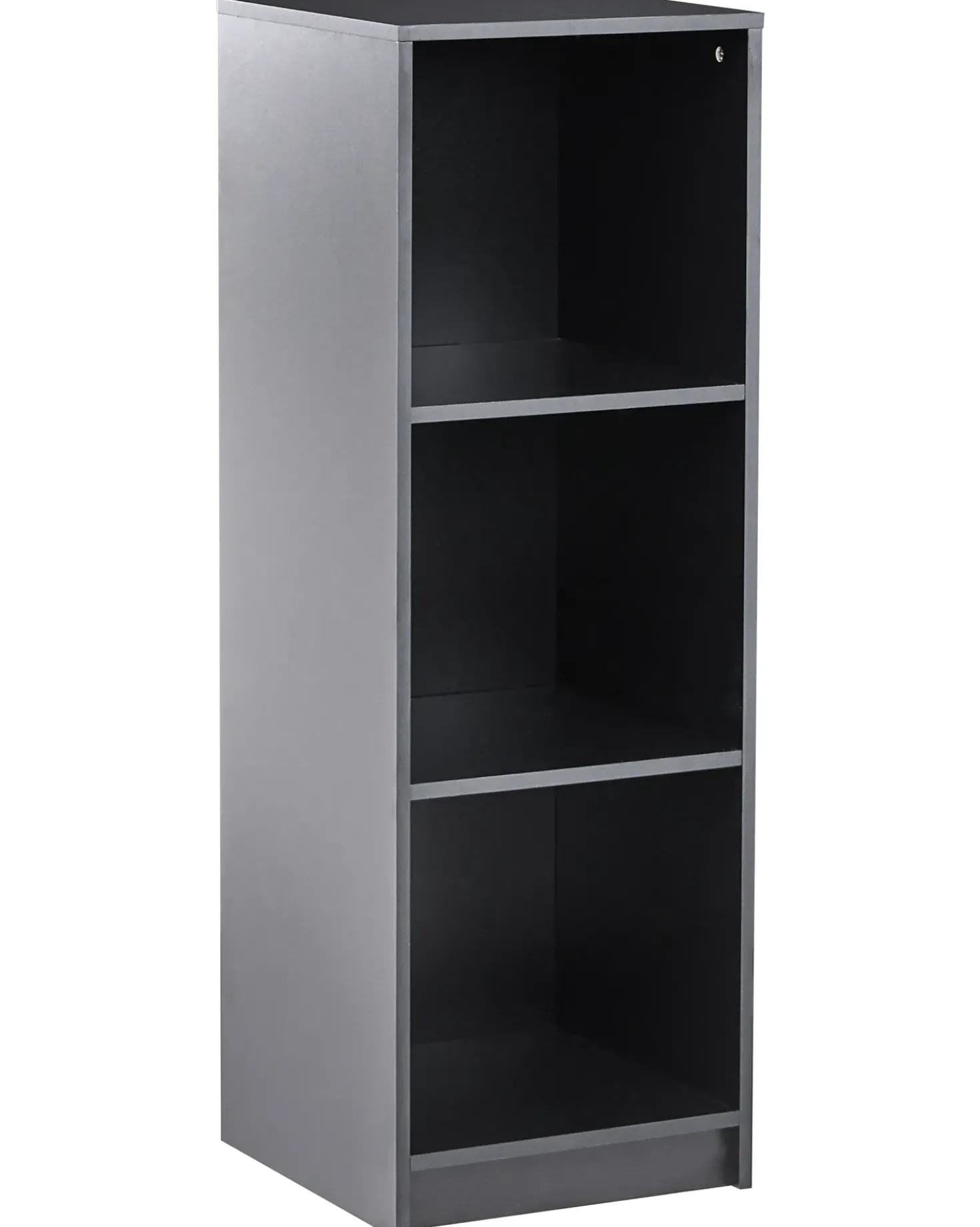 Libreria a 3 ripiani ZEHNA 117 cm Nero