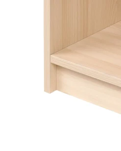 Libreria a 3 ripiani ZEHNA 117 cm Marrone chiaro
