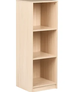 Libreria a 3 ripiani ZEHNA 117 cm Marrone chiaro