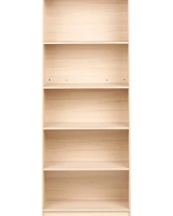 Libreria a 5 ripiani ZEHNA 197 cm Marrone chiaro