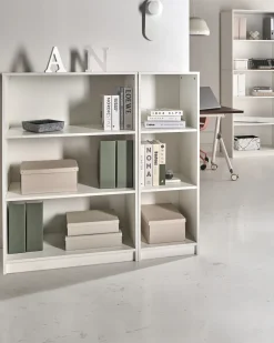 Libreria a 5 ripiani ZEHNA 197 cm Bianco