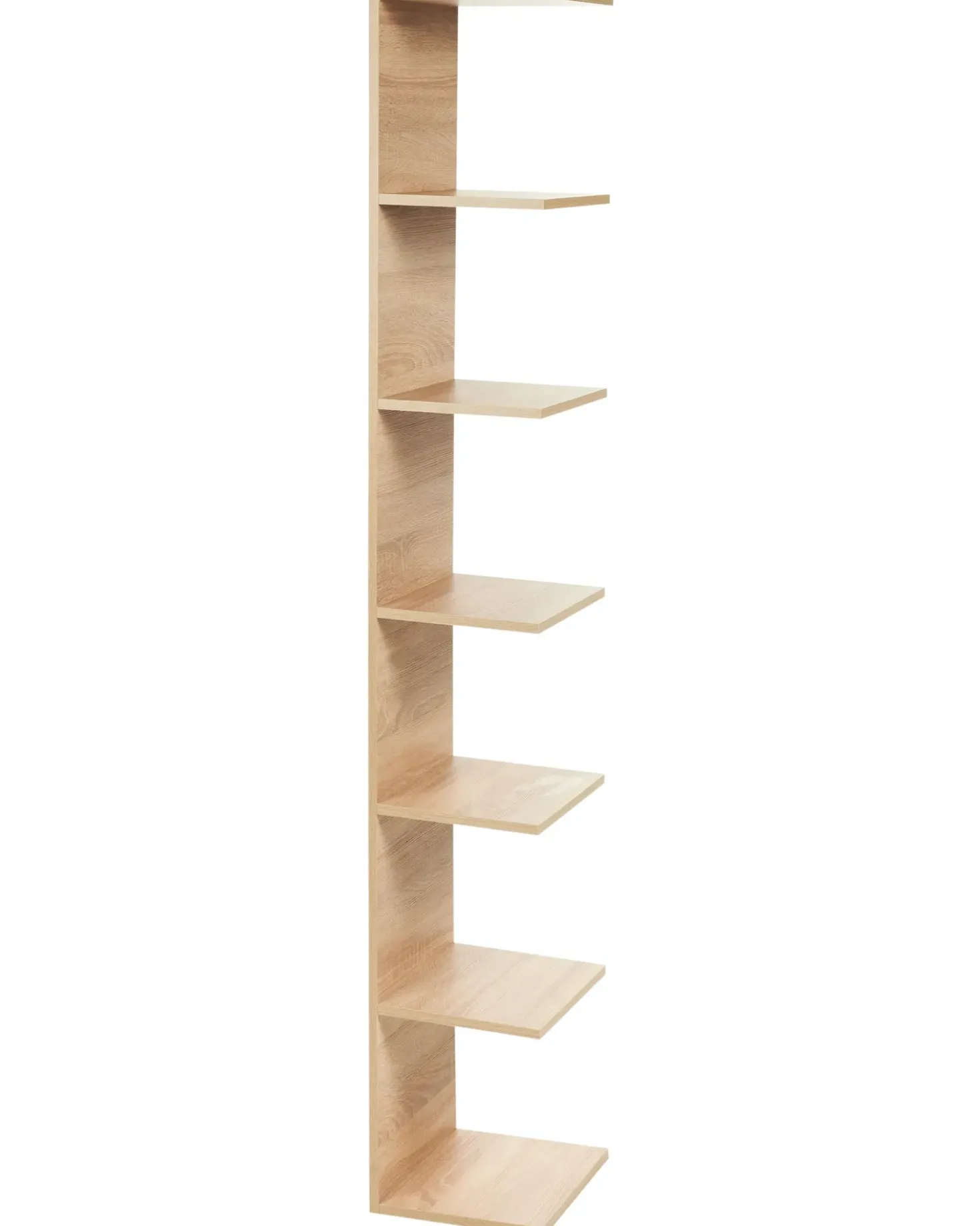 Libreria a parete ESTON 190 cm Marrone chiaro