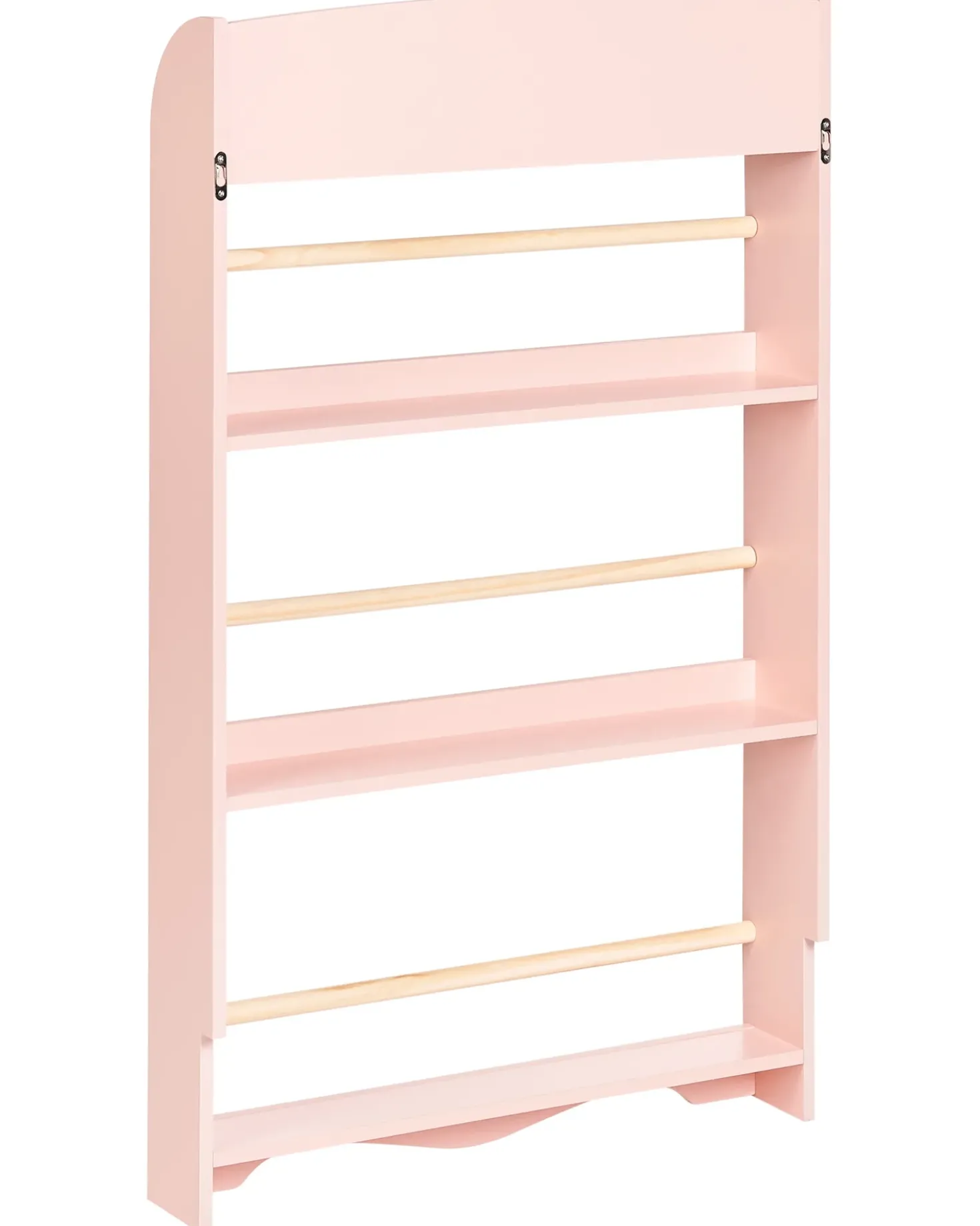 Libreria a parete LILOET 100 cm Rosa pastello