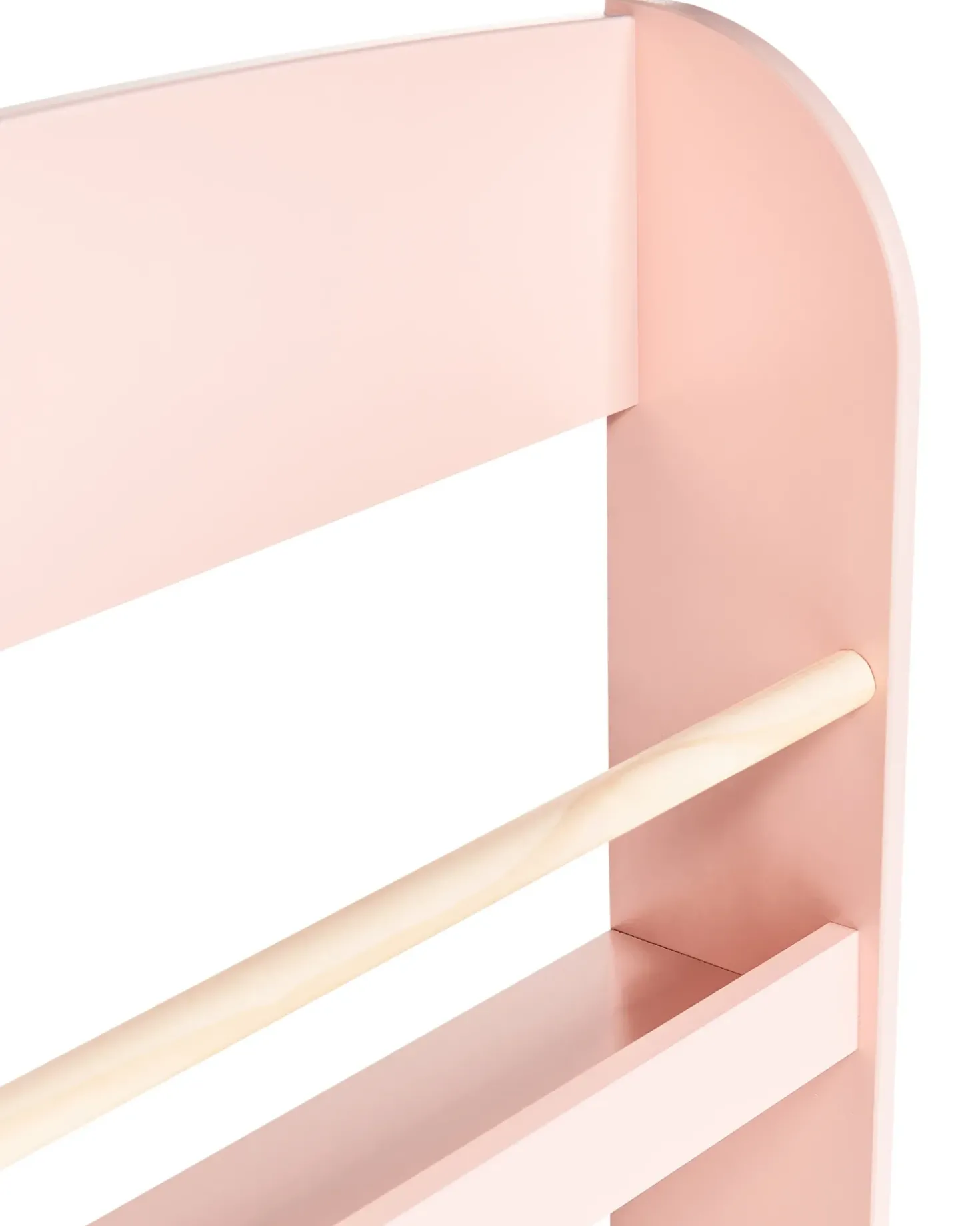Libreria a parete LILOET 100 cm Rosa pastello