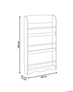 Libreria a parete LILOET 100 cm Bianco