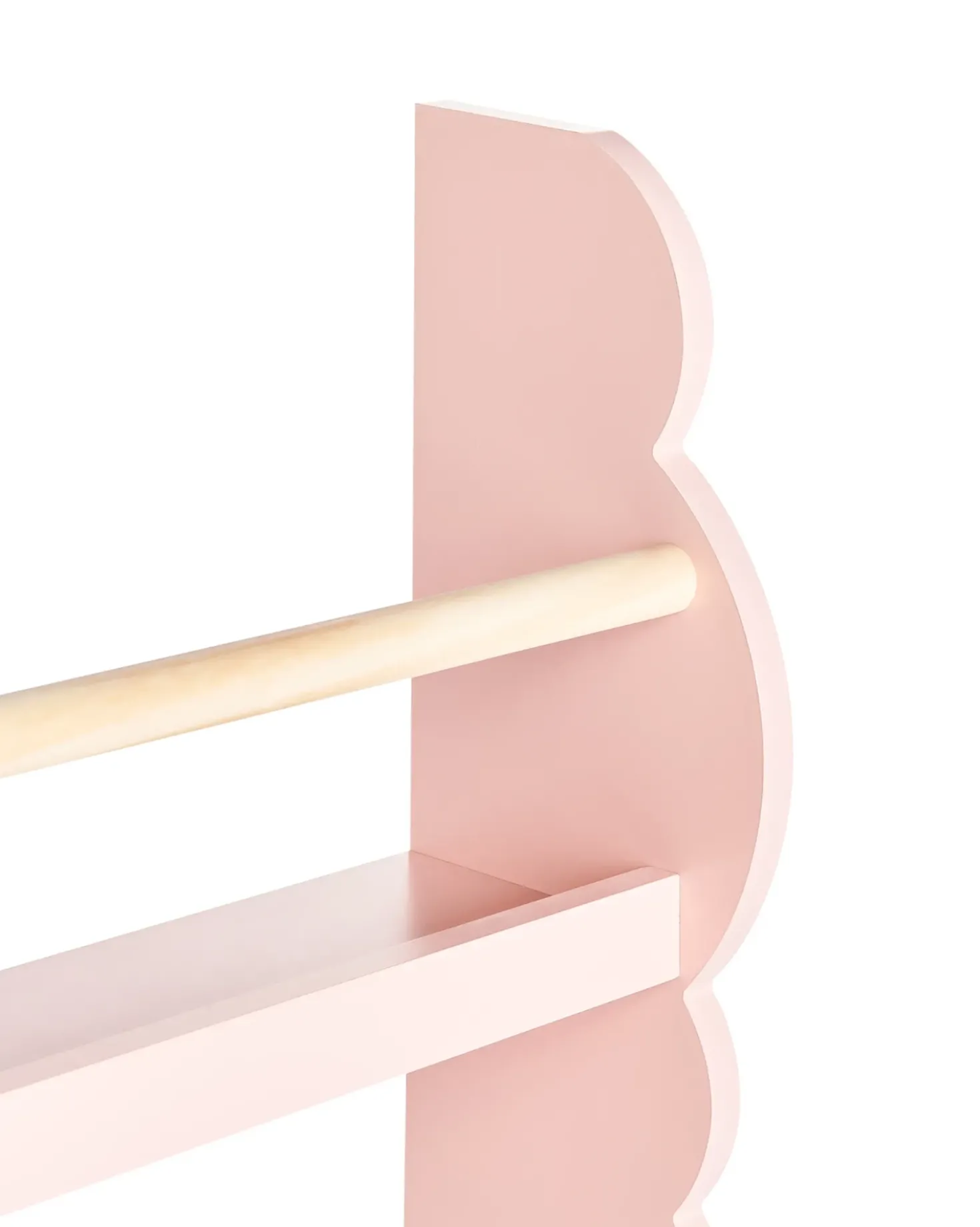 Libreria a parete RIGOLET 80 cm Rosa pastello