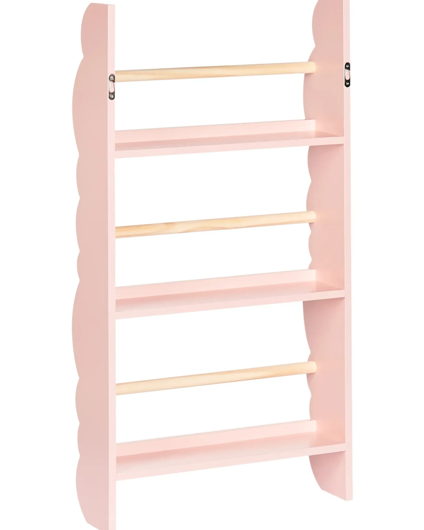 Libreria a parete RIGOLET 80 cm Rosa pastello