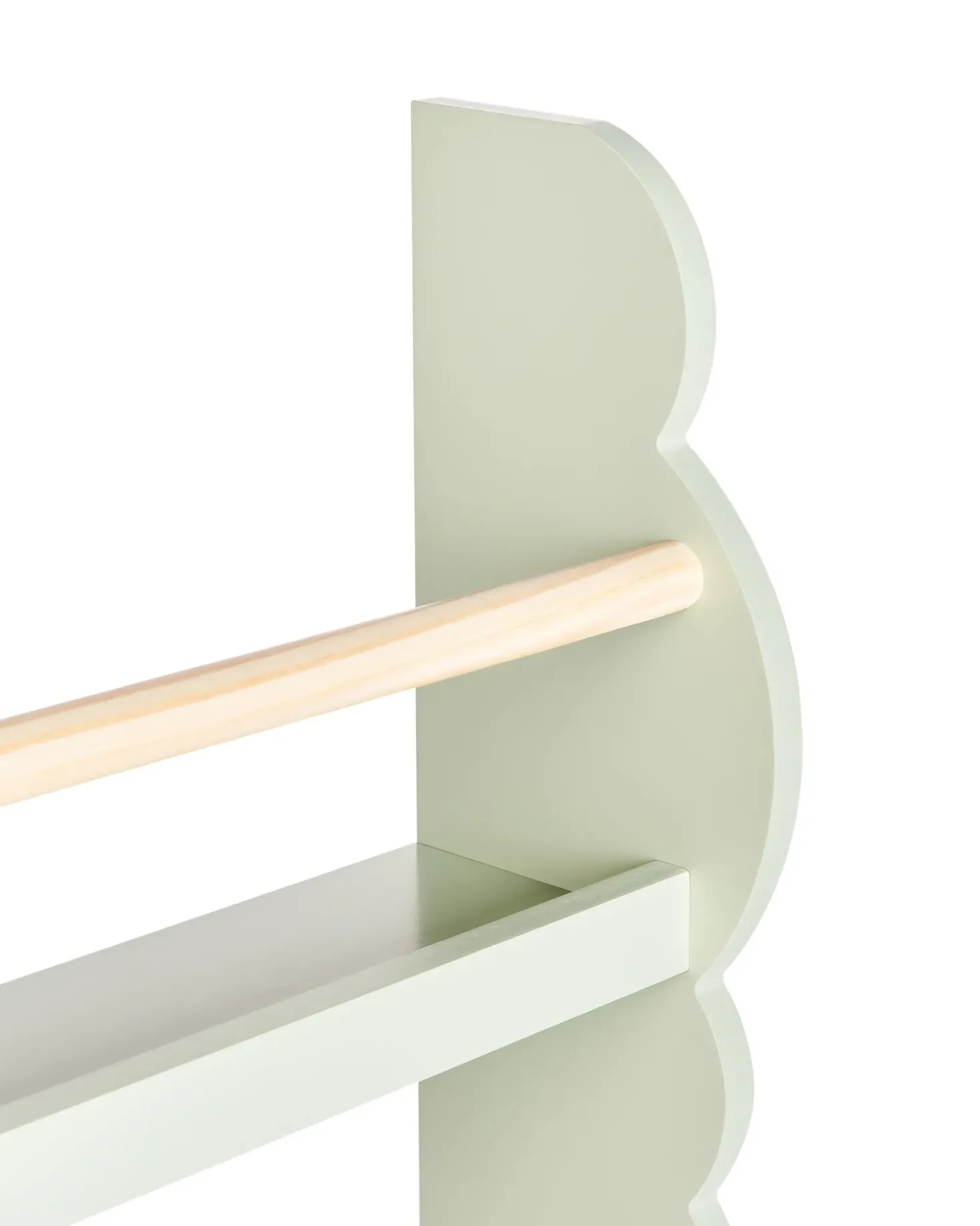 Libreria a parete RIGOLET 80 cm Verde chiaro