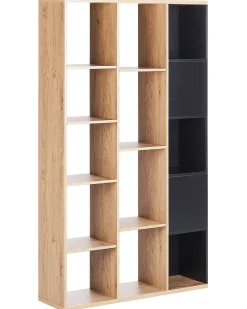 Libreria BANGOR 175 cm Marrone/Nero