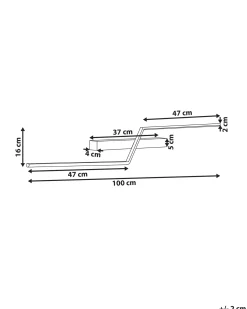 Luce LED per quadri e specchi NOCEDA Metallo Nero