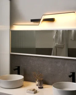Luce LED per quadri e specchi NOCEDA Metallo Nero