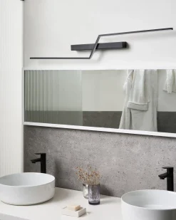 Luce LED per quadri e specchi NOCEDA Metallo Nero