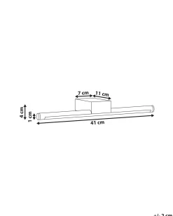 Luce LED per quadri e specchi CASAL Metallo Nero