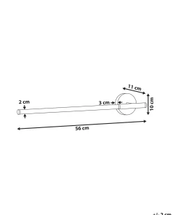 Luce LED per quadri e specchi VOLOGNE Metallo Oro