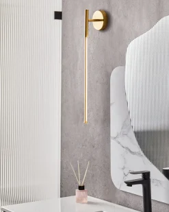 Luce LED per quadri e specchi VOLOGNE Metallo Oro