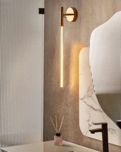 Luce LED per quadri e specchi VOLOGNE Metallo Oro