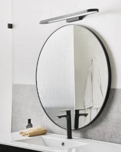 Luce LED per quadri e specchi MIDOU Metallo Nero