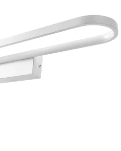 Luce LED per quadri e specchi MIDOU Metallo Bianco