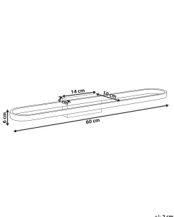Luce LED per quadri e specchi MIDOU Metallo Bianco