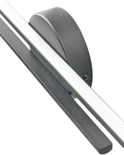 Luce LED per quadri e specchi TOUQUES Metallo Nero