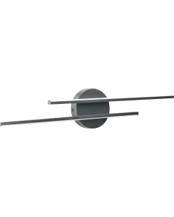 Luce LED per quadri e specchi TOUQUES Metallo Nero