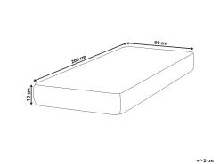 Materasso in Memory Foam PETITE Durezza media H2/3 90 x 200 cm
