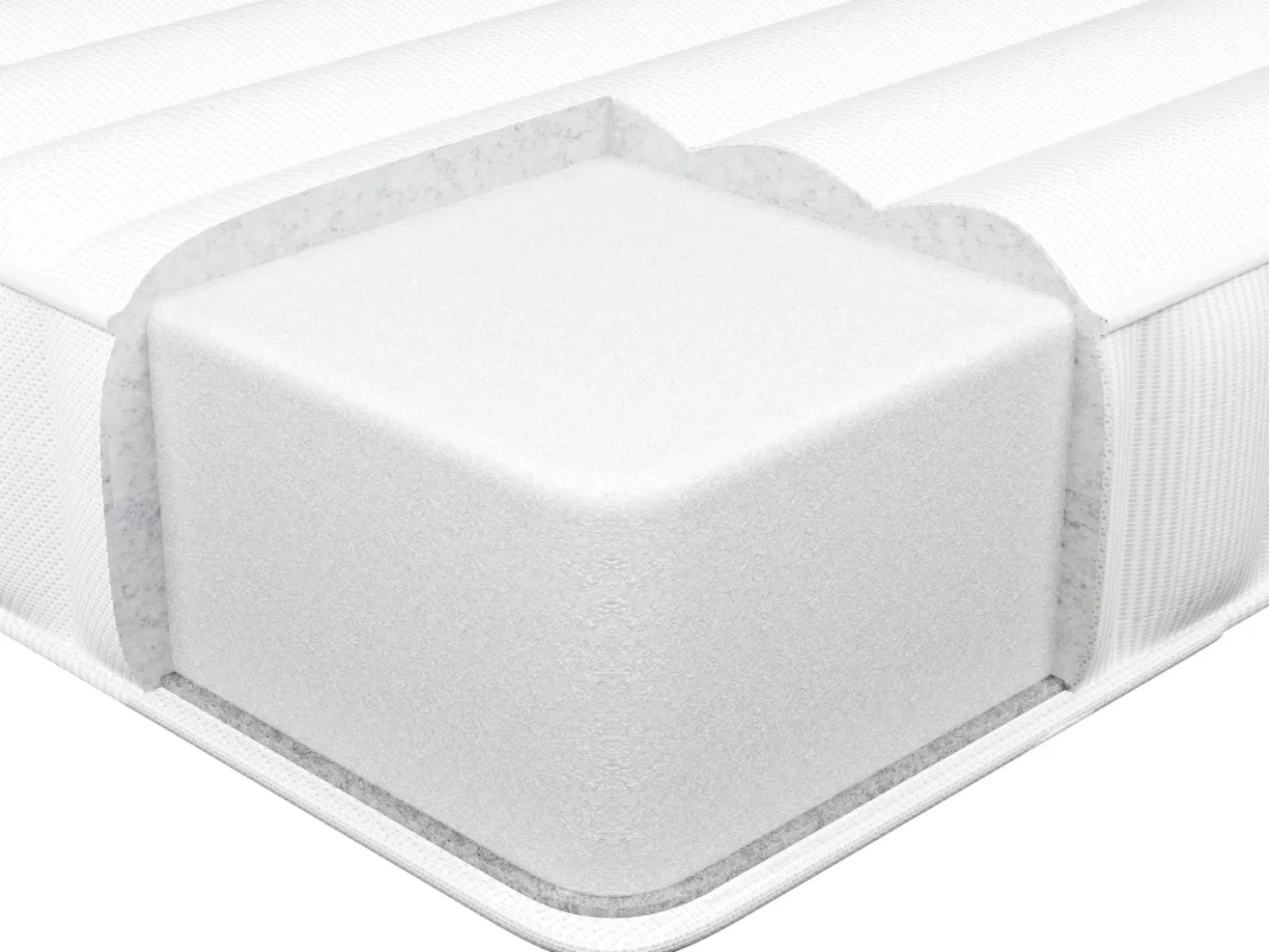 Materasso in schiuma ENCHANT Durezza media H2/3 80 x 200 cm