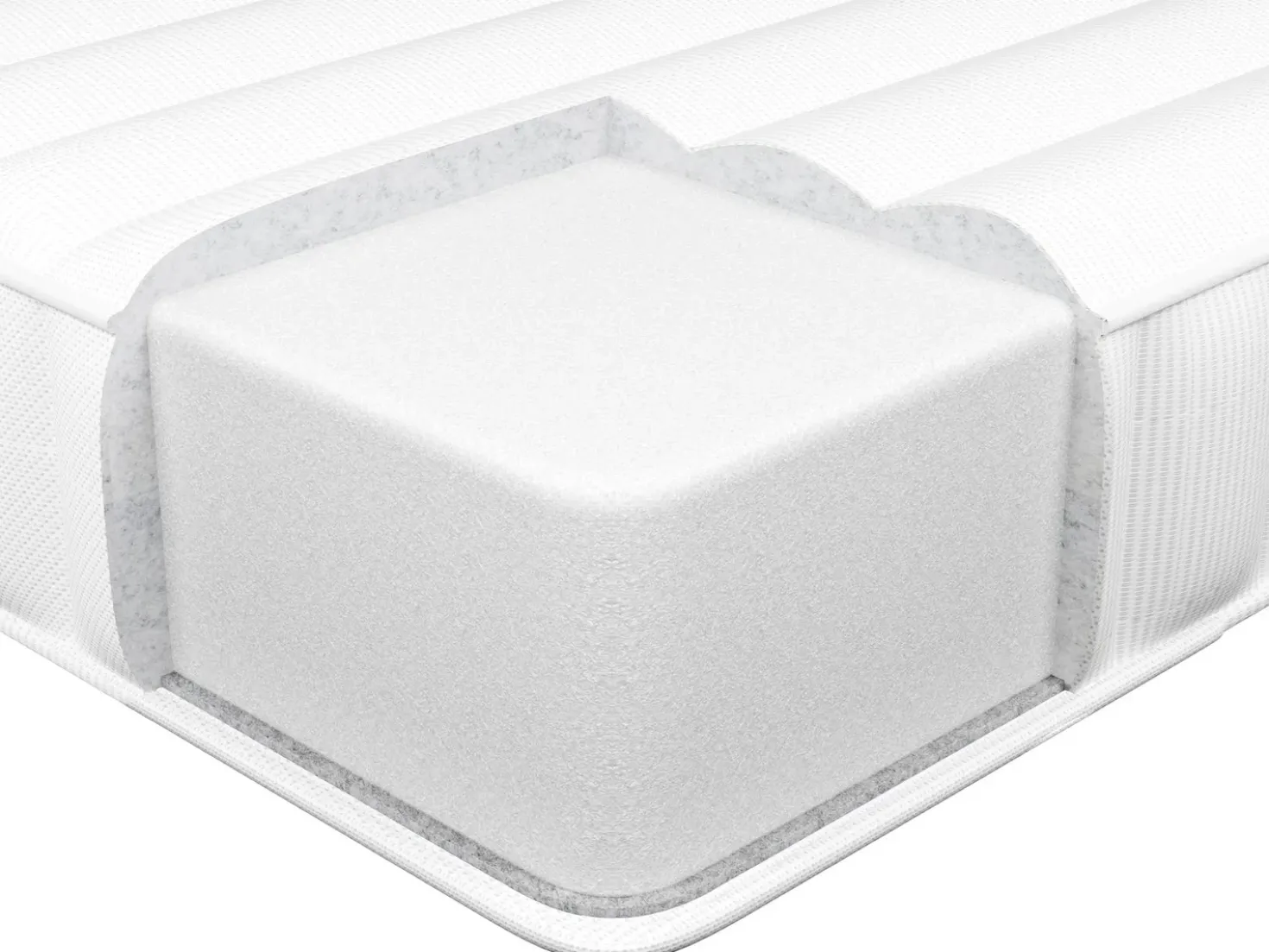 Materasso per lettino in schiuma CUDDLY Durezza media H2/3 70 x 130 cm