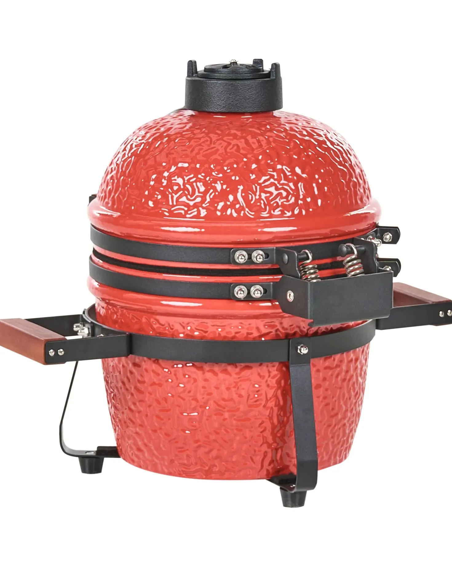 Mini barbecue a carbonella KAMADO Ceramica Rosso