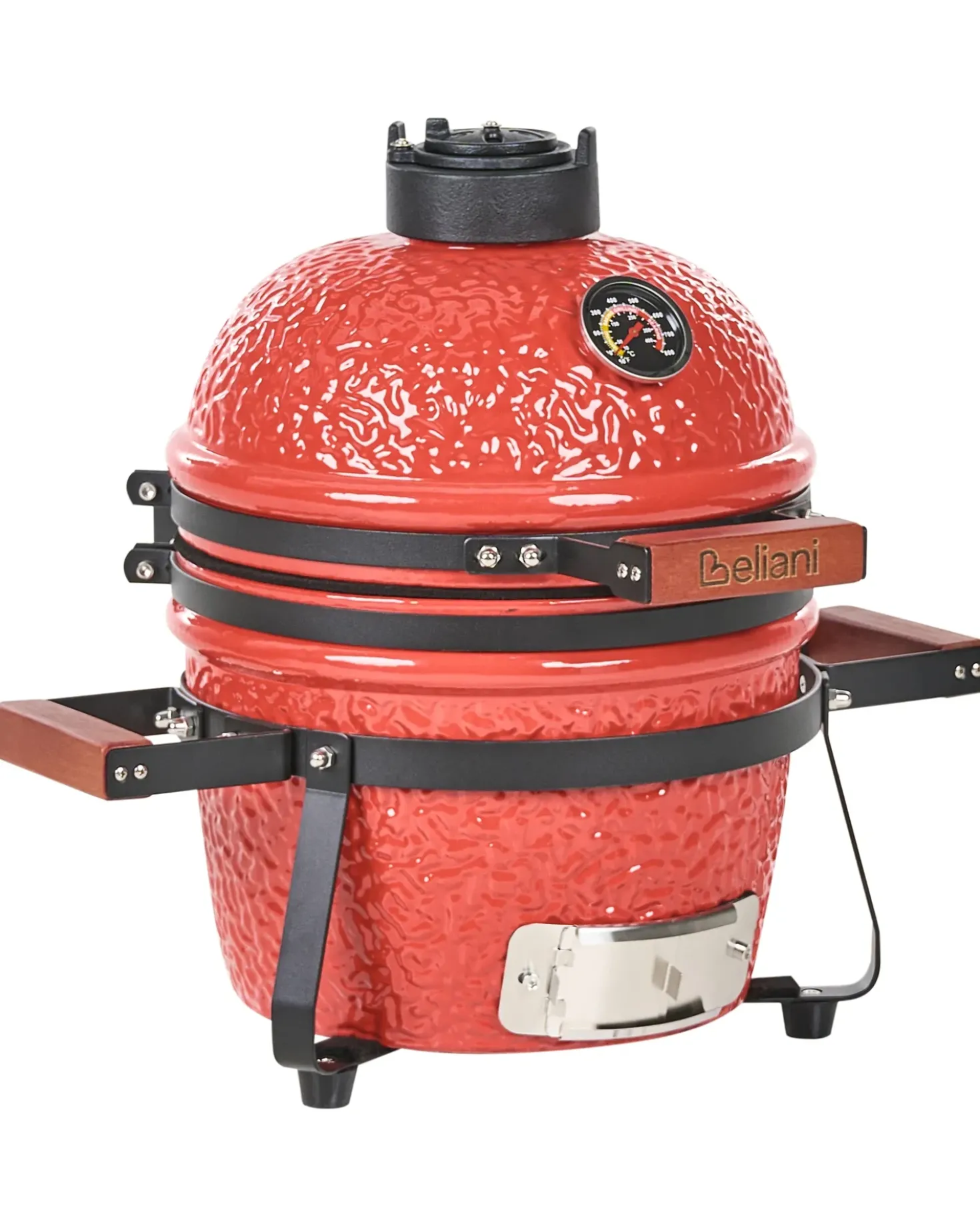 Mini barbecue a carbonella KAMADO Ceramica Rosso