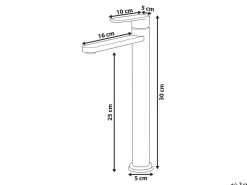 Miscelatore per lavabo alto COLHUE Ottone Nero