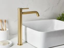 Miscelatore per lavabo alto SALINAS Ottone Oro