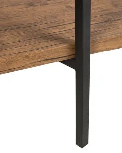 Mobile con 4 ripiani COMPTON 165 cm Marrone scuro