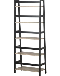 Mobile con 5 ripiani CROYDON 163 cm Nero