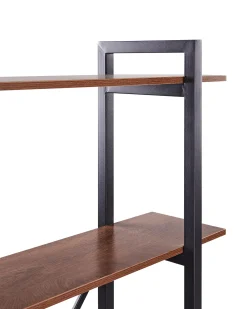 Mobile con 5 ripiani DARBY 180 cm Marrone scuro