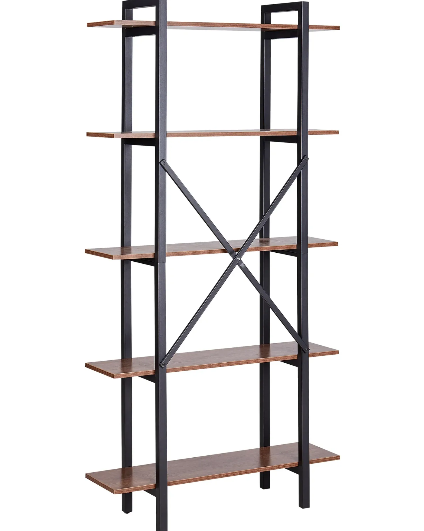Mobile con 5 ripiani DARBY 180 cm Marrone scuro
