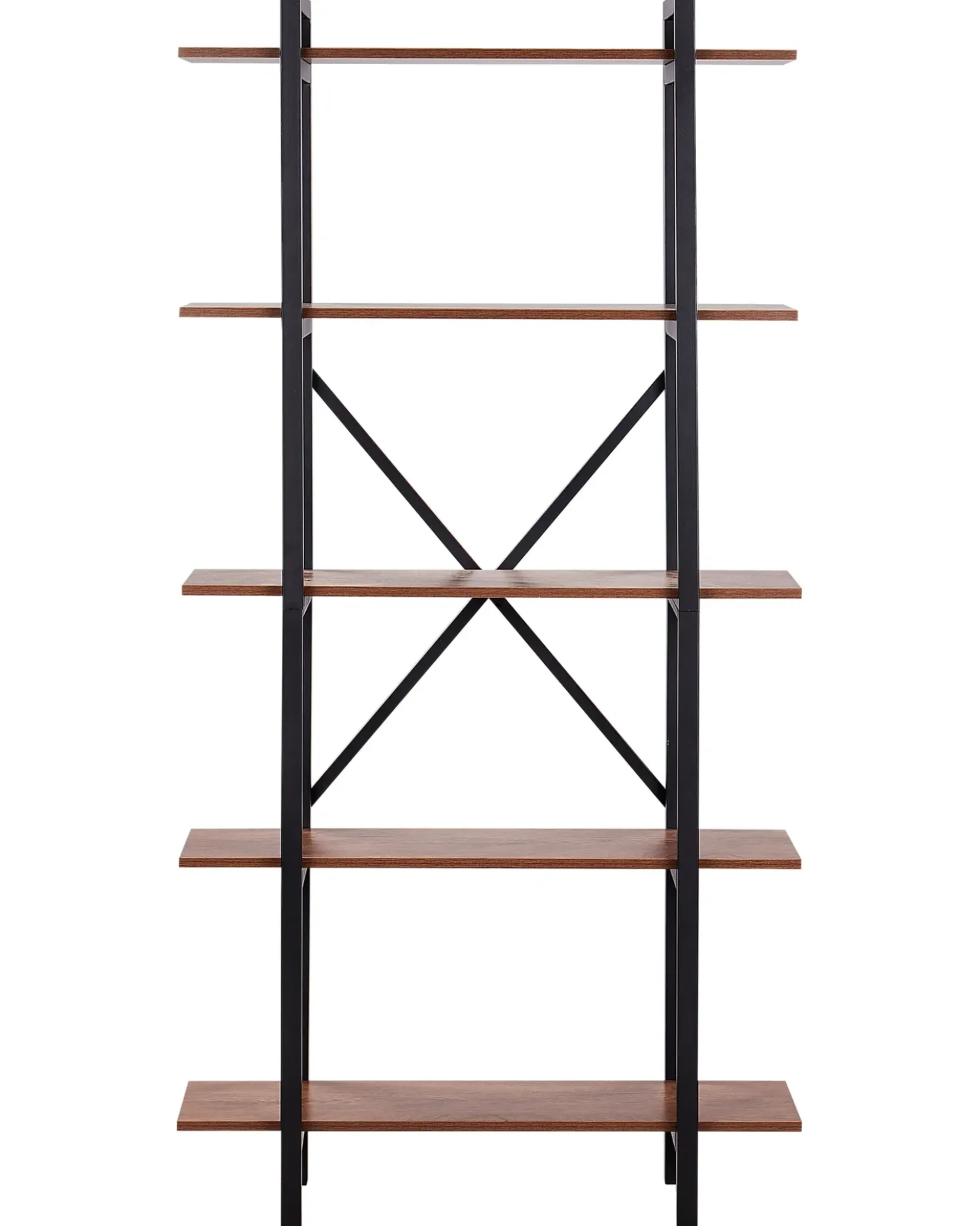 Mobile con 5 ripiani DARBY 180 cm Marrone scuro
