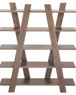 Mobile con 5 ripiani ESCALANTE 116 cm Marrone scuro