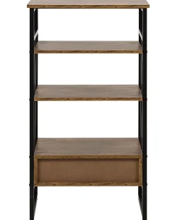 Mobile con 3 ripiani KEENE 101 cm Marrone scuro