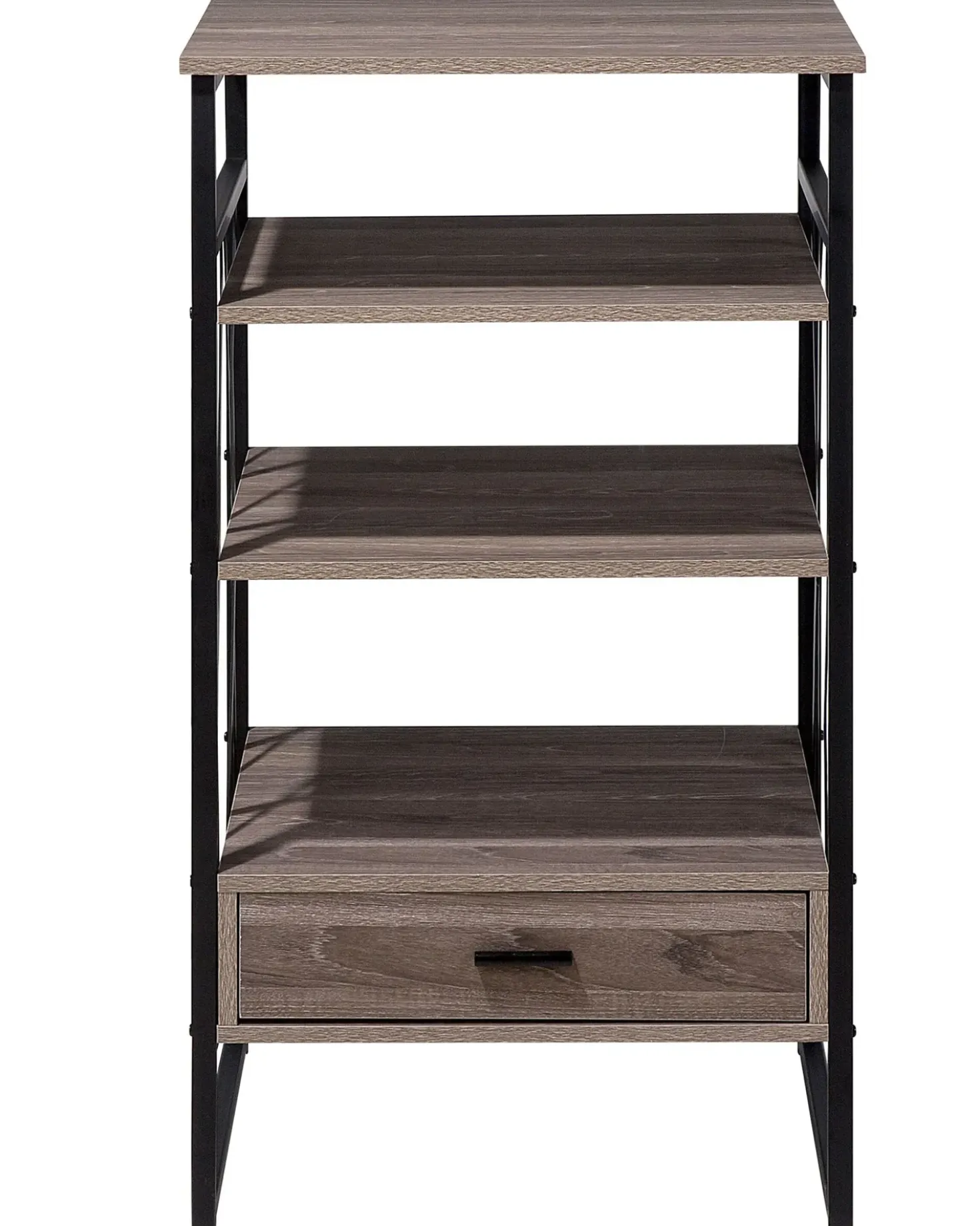 Mobile con 3 ripiani KEENE 101 cm Tortora