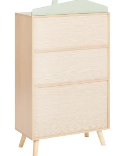 Mobile con 2 ripiani LACKEY 105 cm Verde chiaro