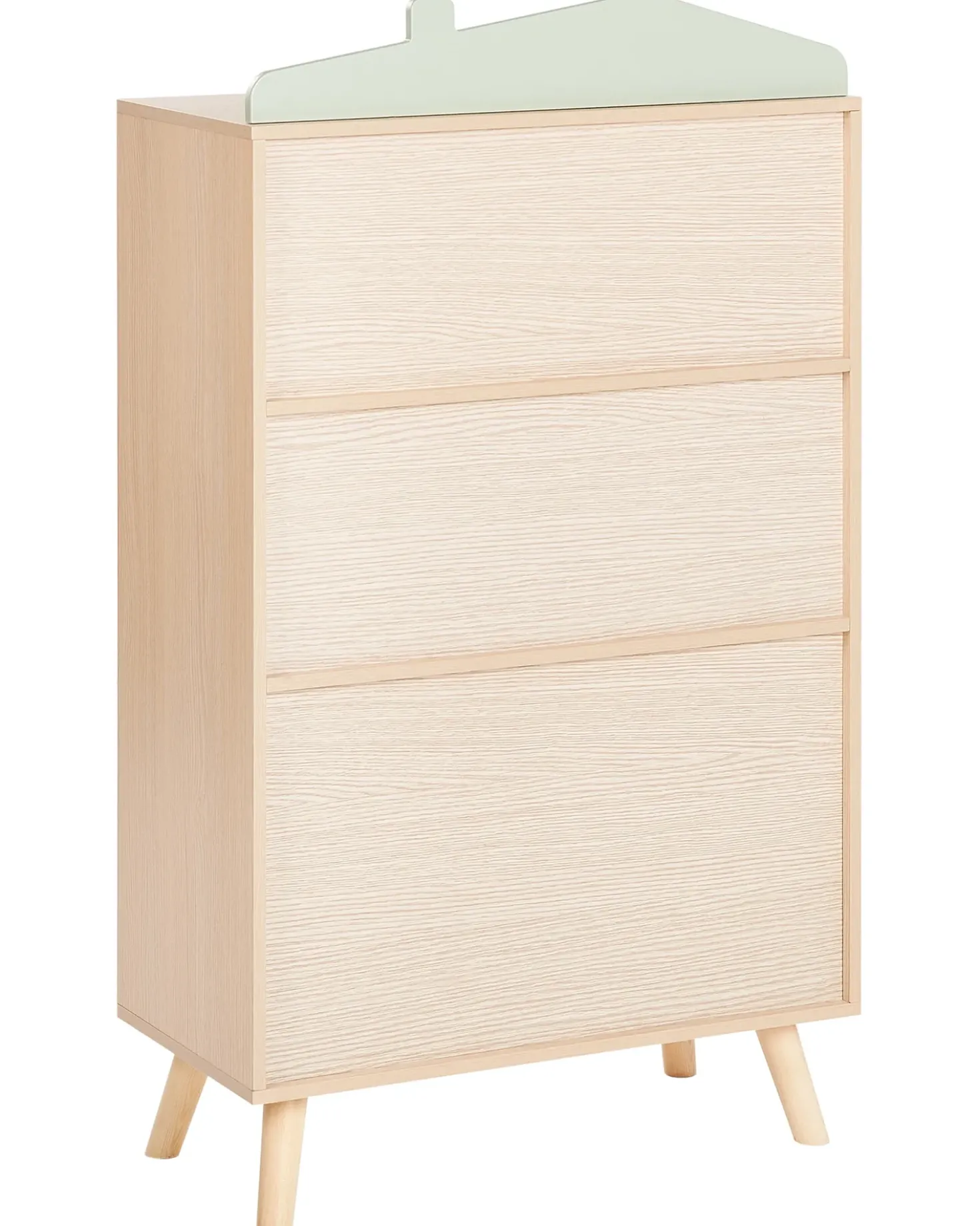 Mobile con 2 ripiani LACKEY 105 cm Verde chiaro