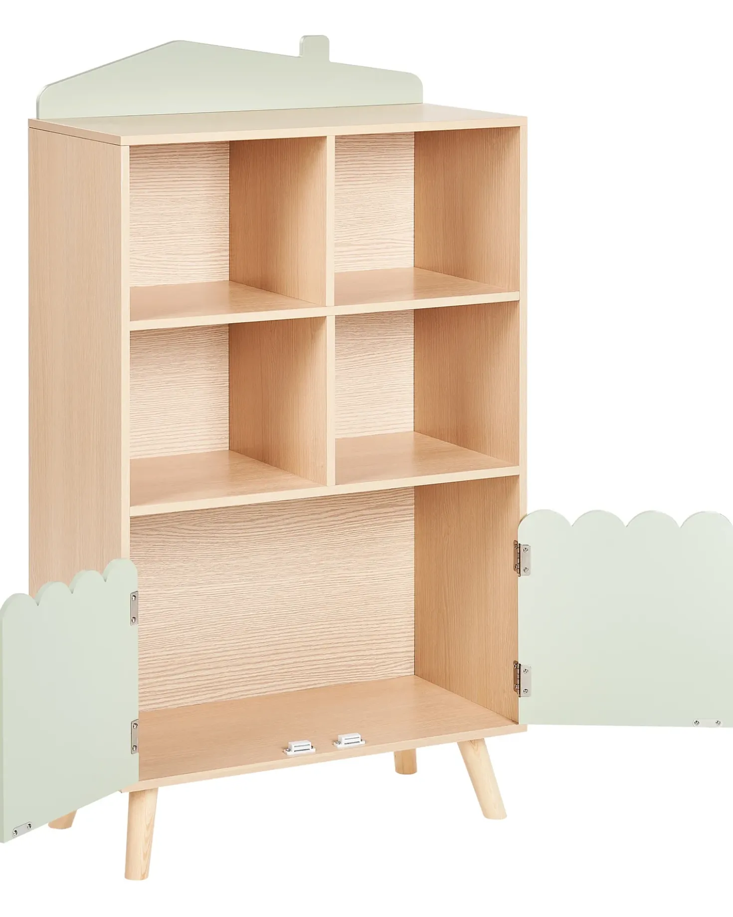 Mobile con 2 ripiani LACKEY 105 cm Verde chiaro