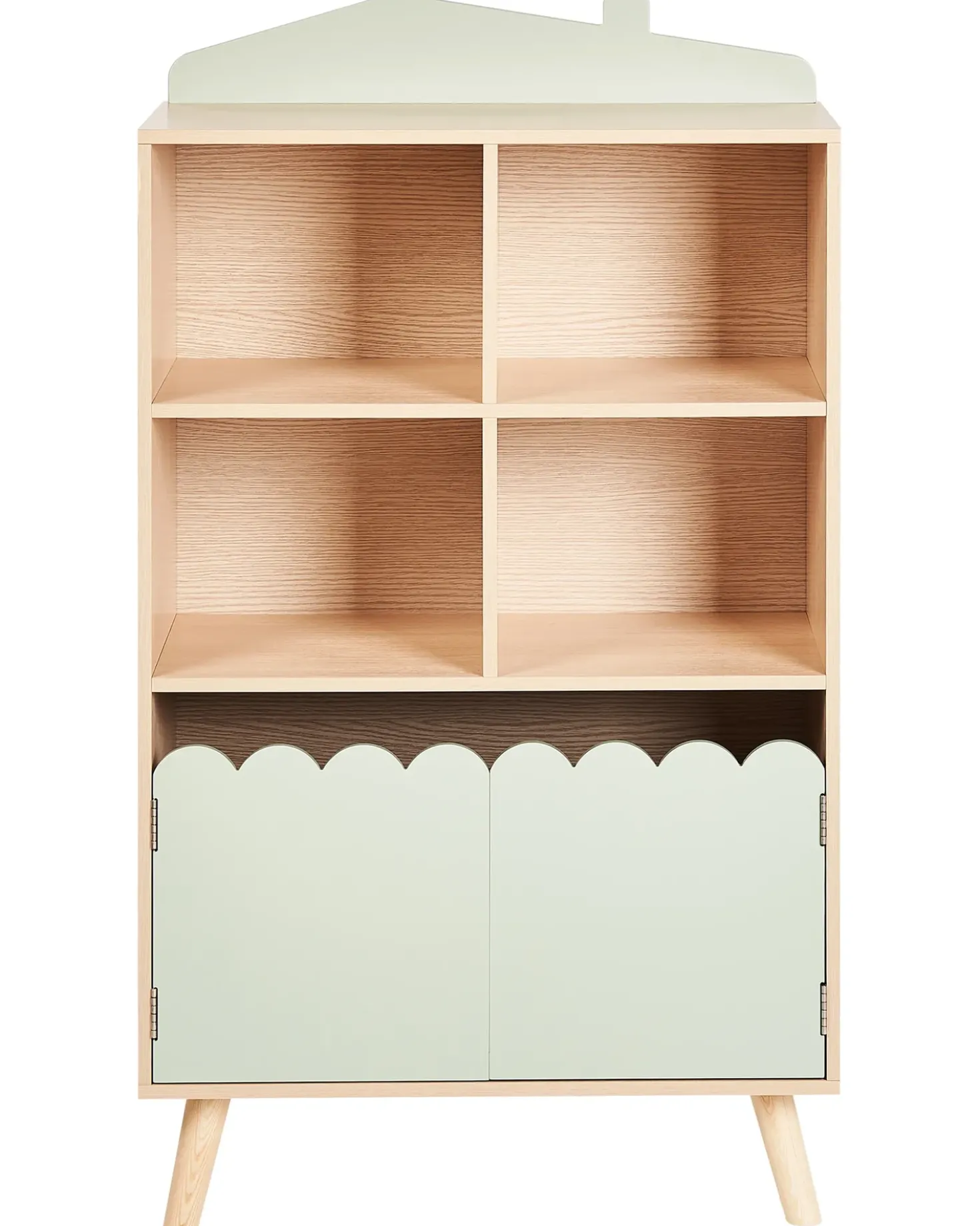 Mobile con 2 ripiani LACKEY 105 cm Verde chiaro