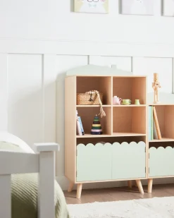 Mobile con 2 ripiani LACKEY 105 cm Verde chiaro