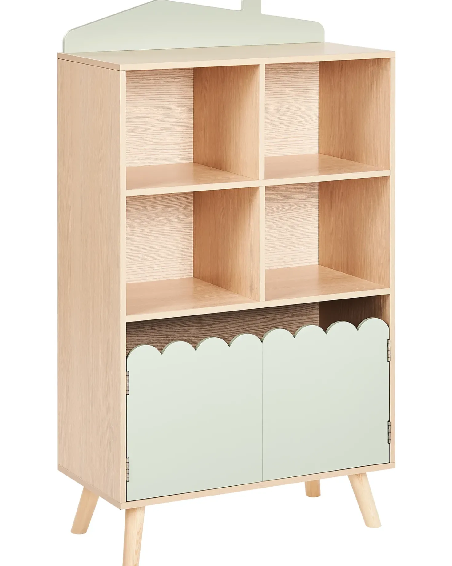 Mobile con 2 ripiani LACKEY 105 cm Verde chiaro