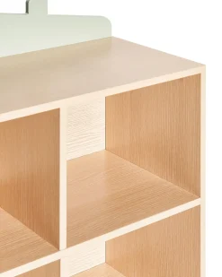 Mobile con 2 ripiani LACKEY 105 cm Verde chiaro